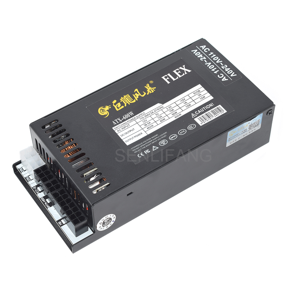 New PC Power Supply 400W 600W  - Flex Atx Power Supply 600W 1U ulasan dan harga